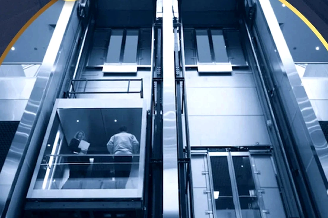 Imagen ilustrativa de instalación de ascensores